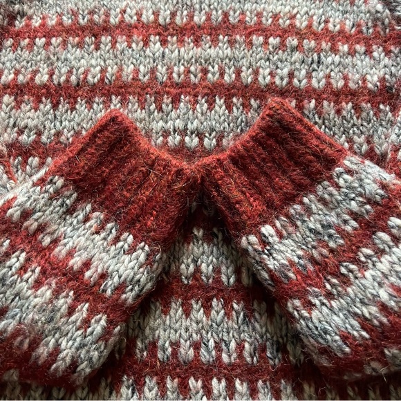 Isabel Marant rust grey mix super kid mohair blend sweater, see measurements - Picture 8 of 13